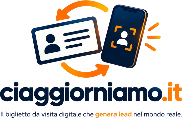 ciaggiorniamo.it · Il biglietto da visita digitale che genera lead nel mondo reale.